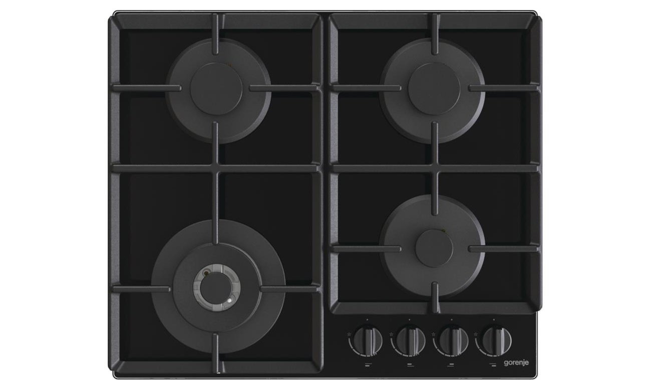 gorenje-plyta-GTW641EB-1.jpg גורניה כיריים גז GTW641EB - זכוכית שחורה – תמונה 1