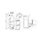 הייסנס מקרר אינטגרלי RB3B280NEWE1